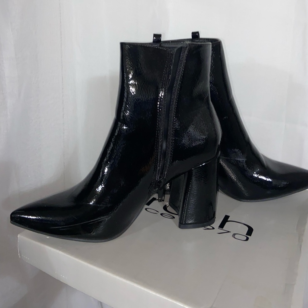 Black ankle boots